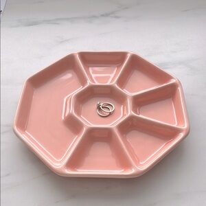 Vintage peachy pink jewlery holder